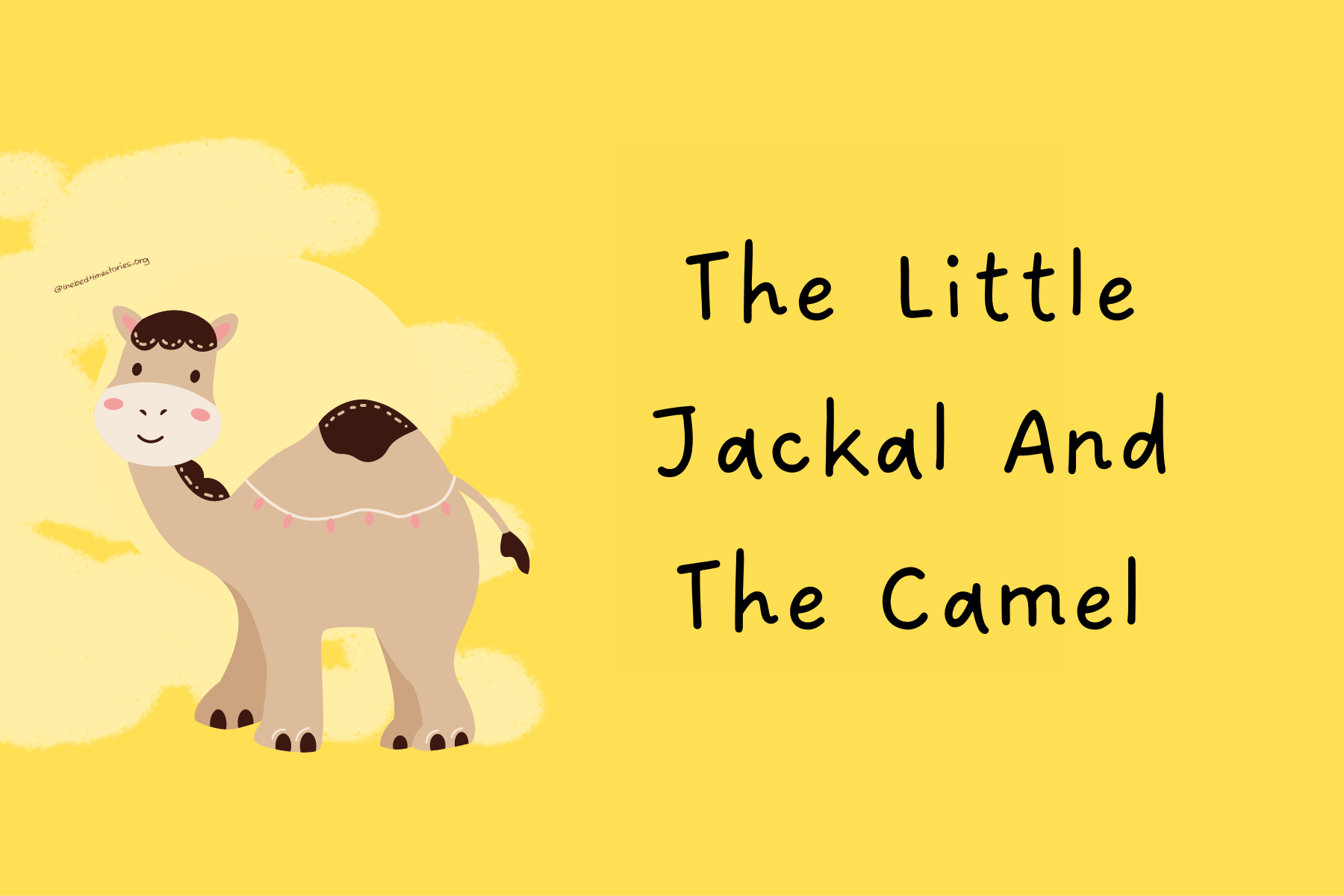The Little Jackal And the Camel
